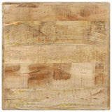 Bistro Table 60x60x76 cm Rough Mango Wood