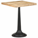 Bistro Table 60x60x76 cm Rough Mango Wood - Extra Image