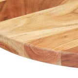Bistro Table Ø60x76 cm Solid Acacia Wood - 45-Degree Angle
