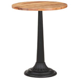 Bistro Table Ø60x76 cm Solid Acacia Wood - Extra Image