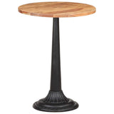 Bistro Table Ø60x76 cm Solid Acacia Wood - Extra Image