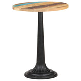 Bistro Table Ø60x76 cm Solid Reclaimed Wood