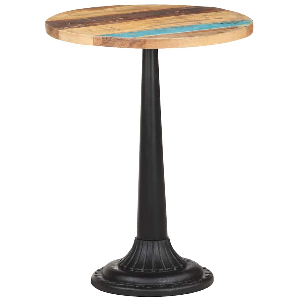 Bistro Table Ø60x76 cm Solid Reclaimed Wood