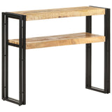 Console Table 90x30x75 cm Rough Mango Wood - Extra Image