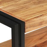 Console Table 90x30x75 cm Solid Acacia Wood - Top-Down View
