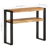 Console Table 90x30x75 cm Solid Acacia Wood - 45-Degree Angle