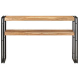 Console Table 120x30x75 cm Solid Acacia Wood - Front View