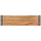 Console Table 120x30x75 cm Solid Acacia Wood - Side View