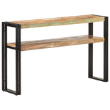 Console Table 120x30x75 cm Solid Reclaimed Wood - Close-Up Angle