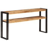Console Table 150x30x75 cm Rough Mango Wood