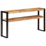 Console Table 150x30x75 cm Rough Mango Wood
