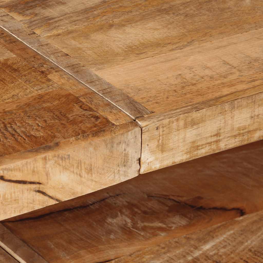 Console Table 150x30x75 cm Rough Mango Wood