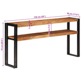 Console Table 150x30x75 cm Solid Acacia Wood - Extra Image