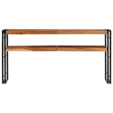 Console Table 150x30x75 cm Solid Acacia Wood - Top-Down View