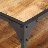 Coffee Table 60x60x35 cm Solid Mango Wood - Top-Down View