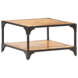 Coffee Table 60x60x35 cm Solid Mango Wood - Low Angle