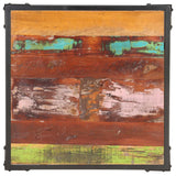 Coffee Table 60x60x35 cm Solid Reclaimed Wood - Side View