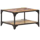 Coffee Table 60x60x35 cm Solid Reclaimed Wood - Extra Image