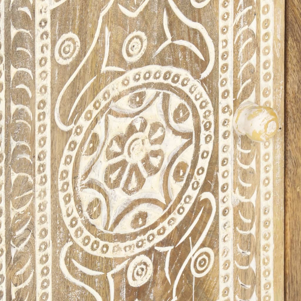 Sideboard 60x30x75 Cm Solid Mango Wood
