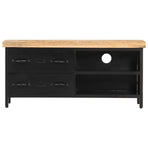 TV Cabinet 90x30x41 cm Rough Mango Wood