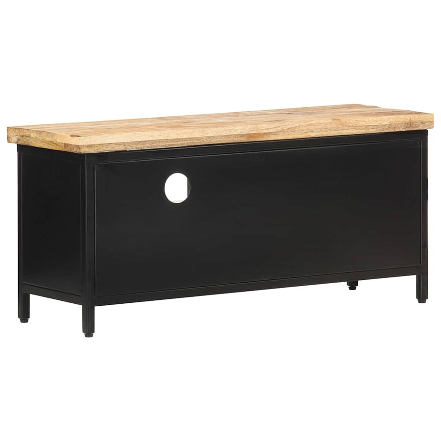 TV Cabinet 90x30x41 cm Rough Mango Wood