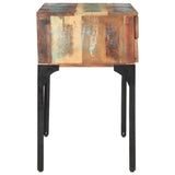 Desk 118x48x75 cm Solid Reclaimed Wood - Top-Down View