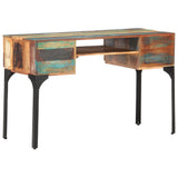 Desk 118x48x75 cm Solid Reclaimed Wood - 45-Degree Angle