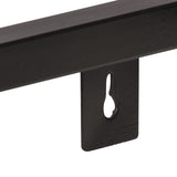 Wall Shelves 2 pcs 40 cm Rough Mango Wood - 45-Degree Angle