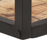 Wall Shelves 2 pcs 40 cm Rough Mango Wood - Rear View