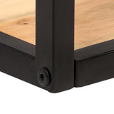 Wall Shelves 2 pcs 40 cm Solid Acacia Wood - Rear View