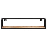 Wall Shelves 2 pcs 80 cm Rough Mango Wood
