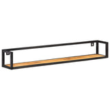 Wall Shelves 2 pcs 120 cm Solid Acacia Wood