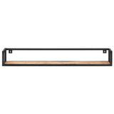 Wall Shelves 2 pcs 120 cm Solid Acacia Wood