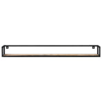 Wall Shelves 2 pcs 160 cm Rough Mango Wood