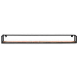 Wall Shelves 2 pcs 160 cm Solid Reclaimed Wood - Side View