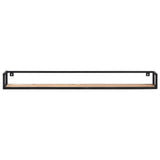 Wall Shelves 2 pcs 160 cm Solid Acacia Wood - Side View
