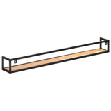 Wall Shelves 2 pcs 160 cm Solid Acacia Wood - Top-Down View