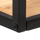 Wall Shelves 2 pcs 160 cm Solid Acacia Wood - Rear View