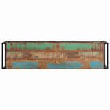 TV Cabinet 120x30x40 cm Solid Reclaimed Wood - Side View