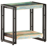 Side Table 40x30x40 cm Solid Reclaimed Wood - Rear View