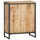 Wine Cabinet 62x33x78.5 cm Rough Mango Wood - Side View