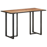 Dining Table 120 cm Rough Mango Wood - Extra Image