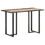 Dining Table 120 cm Solid Reclaimed Wood - Extra Image
