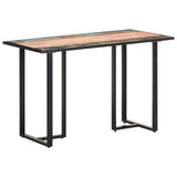 Dining Table 120 cm Solid Reclaimed Wood - Extra Image