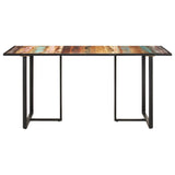 Dining Table 160 cm Solid Reclaimed Wood