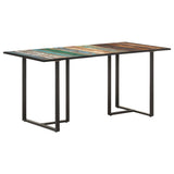 Dining Table 160 cm Solid Reclaimed Wood