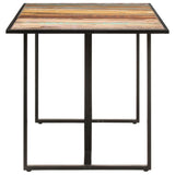 Dining Table 160 cm Solid Reclaimed Wood - Side View