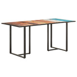 Dining Table 160 cm Solid Reclaimed Wood - Extra Image