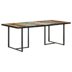 Dining Table 200 cm Solid Reclaimed Wood