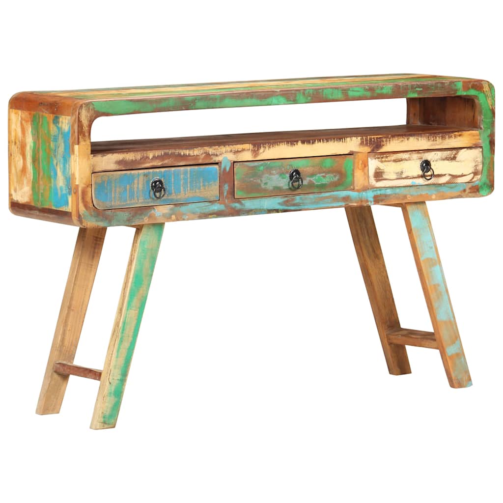 Sideboard 120x30x75 cm Solid Reclaimed Wood